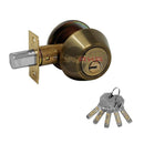 Cerrojo AS (Llave-Mariposa) Con Pernos de Acero Laton Antiguo - Axa Lock Center