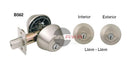 Cerrojo B562 Llave - Llave Niquel Satinado - Axa Lock Center