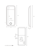 Cerrojo Digital Hione Mod M-1190T para puerta abatible o corrediza - Axa Lock Center