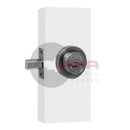 Cerrojo Modelo Argos Rededondo Llave - Mariposa Niquel satinado - Axa Lock Center