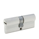 Cilindro europeo 70mm llave de puntos níquel satinado Lock - Axa Lock Center