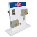 EXHIBIDOR CON CERRADURAS DE SOBREPONER Y DE BARRA, 4 PIEZAS LOCK - Axa Lock Center