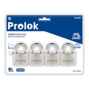 Jgo 4 candado acero cort 38mm Prolok - Axa Lock Center