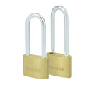 Juego de 2 candados latón gancho largo 40mm Prolok - Axa Lock Center