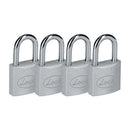 JUEGO DE 4 CANDADOS DE ACERO LARGOS 38 MM, LLAVE ESTÁNDAR LOCK - Axa Lock Center