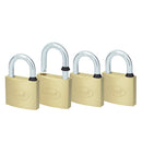 Juego de 4 candados latón gancho corto 40mm Lock - Axa Lock Center
