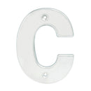 Letra C bold 4" cromo satinado Lock - Axa Lock Center