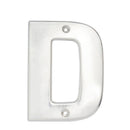 Letra D bold 4" cromo satinado Lock - Axa Lock Center
