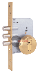 Mecanismo De Embutir Modelo RB101 Latonado Sin Cilindro - Axa Lock Center