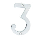 Numero 3 slim 4" cromo satinado Lock - Axa Lock Center