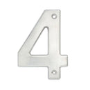 Numero 4 bold 4" cromo satinado Lock - Axa Lock Center