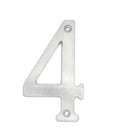 Numero 4 slim 4" cromo satinado Lock - Axa Lock Center