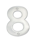 Numero 8 bold 4" cromo satinado Lock - Axa Lock Center
