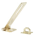 Portacandado 4-1/2" latón brillante Lock - Axa Lock Center