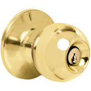 Prolok Pomo cilíndrico bola entrada latón brillante - Axa Lock Center